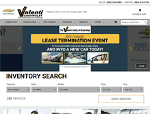 Tablet Screenshot of bobvalentichevy.com
